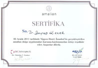 Dr. Zeynep Kırker Medikal Estetik Polikliniği Dolgu Uygulamaları Sertifikası